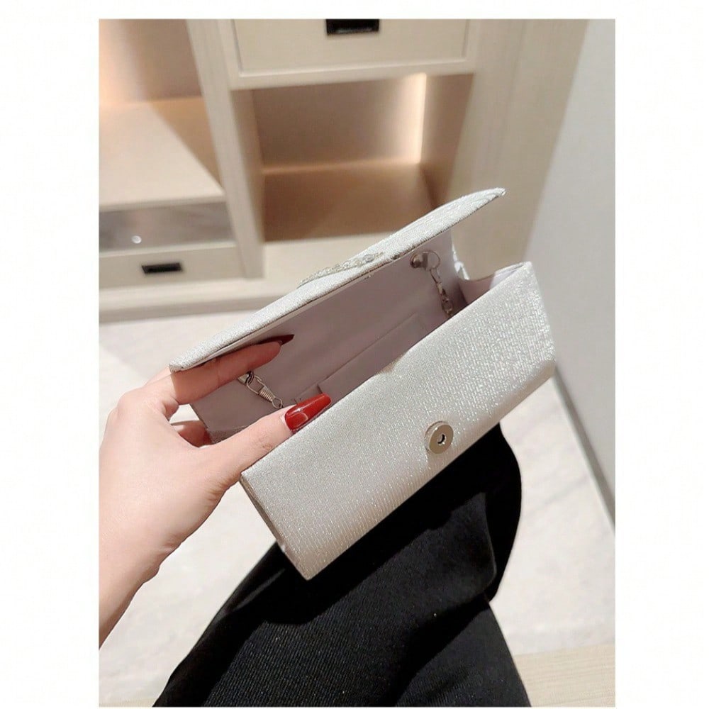 Handbag Shiny Small Handbag Envelope Bag Women's Dinner Bag Dress Bag Matching