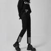 Women's High-Waisted Black Jeans - Autumn/Winter 2025 Collection, Straight Leg Cigarette Style