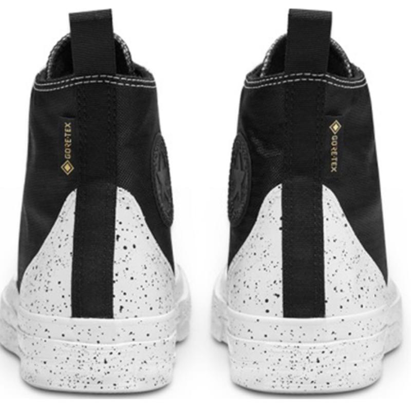 Converse 1970s Fashion Versatile High-Top Canvas Shoes Unisex Black and White