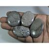 239Cts. Natural Black Fossil Coral Oval Cabochon Loose Gemstone 4 Pcs Lot A-553