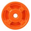 Tête de débroussailleuse orange Pièces légères pour débroussailleuse électrique Strimmer Aluminium Résistant à l'usure Accessoire de tondeuse à gazon