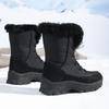 TUINANLE Thickened Snow Boots Antiskid Casual Winter Cotton Shoes Plush Warm Women's Short Boots Outdoor Work Shoes