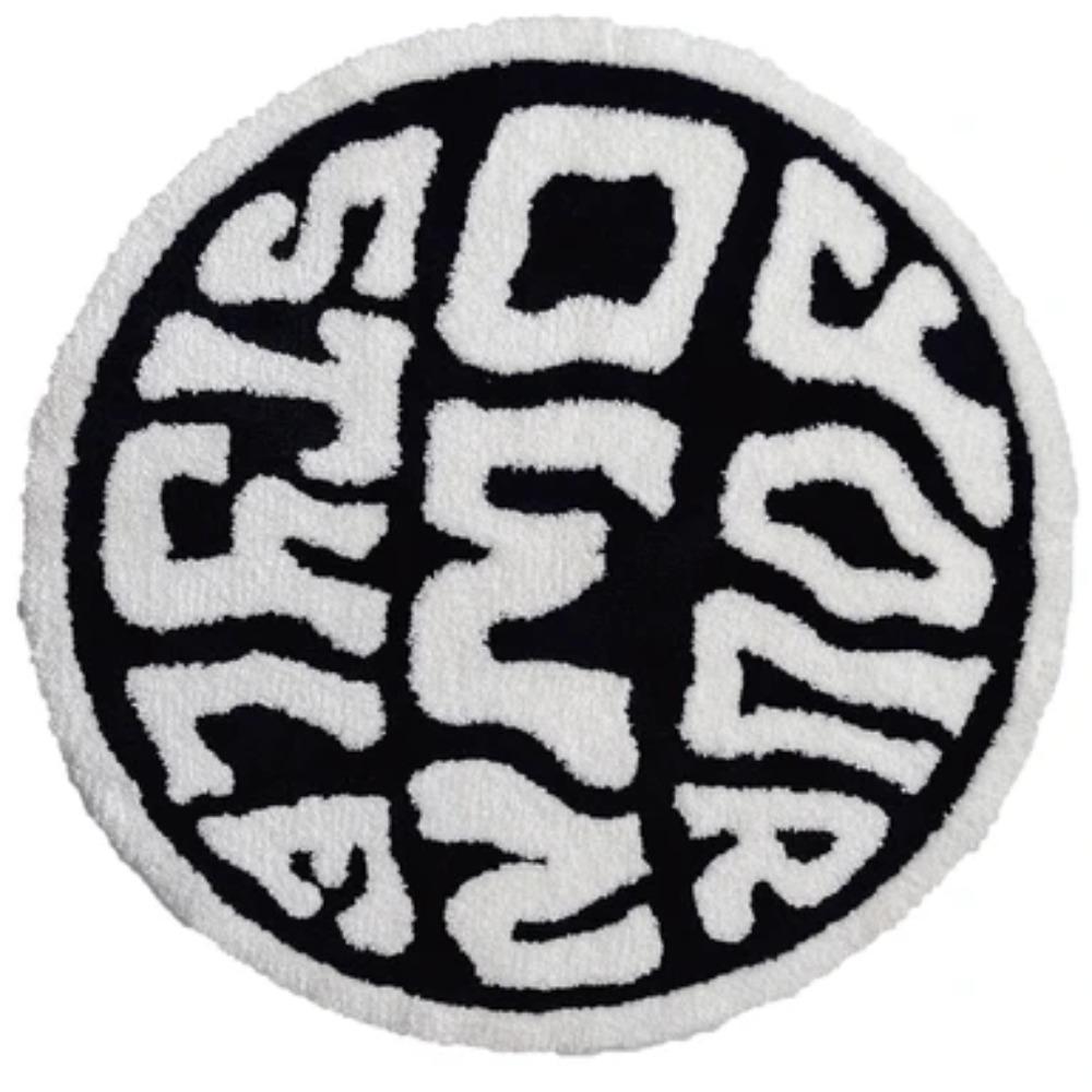 

Modern Simple Art Floor Mat Fluffy Soft Rugs for Bedroom Thicken Round Lounge Rug Nordic Living Room Decoration Non-slip Carpet 80x80CM