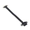 PCIe 3.0 1x To 1x Extension Cable 180 Degree Flexible 8Gbps High Speed PCI Express Gen 3 1x To X1 Riser Extender 20cm