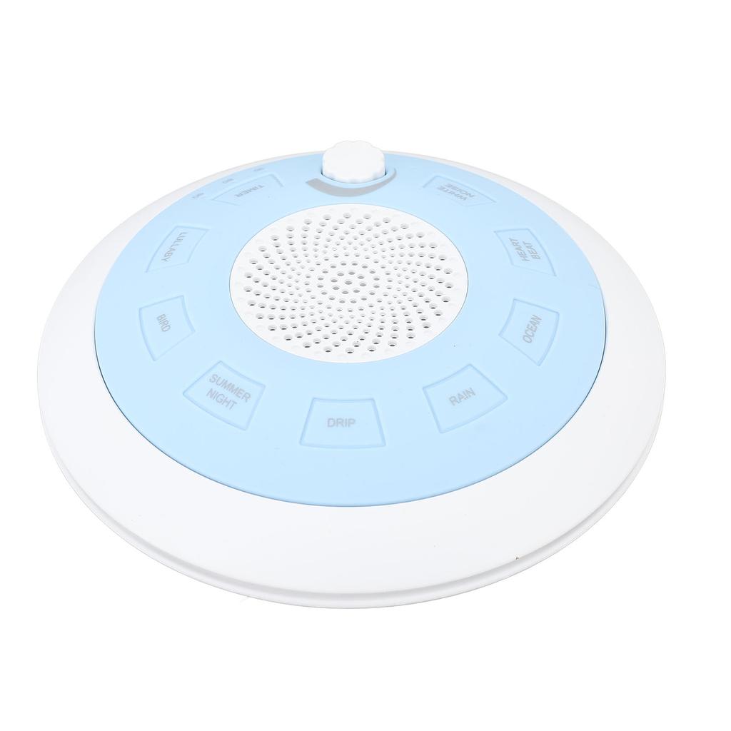 Baby Sound Machine Multipurpose Simulation 8 Sounds USB Rechargeable Automatic Off Timer Portable White Noise Machine