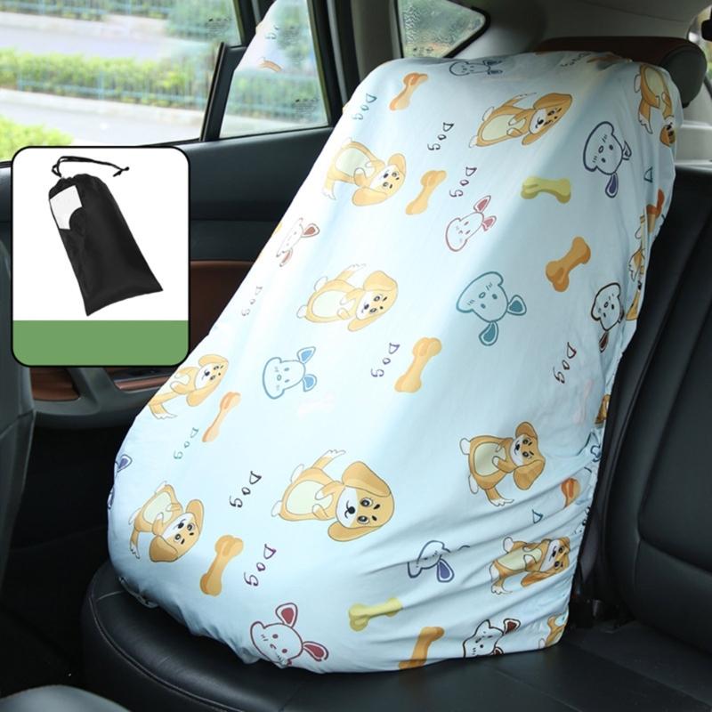 Multifunctional Baby Car Seat Cover Sunshade Heat Resistant Sun Protections Lightweight Accessories Easy Installation