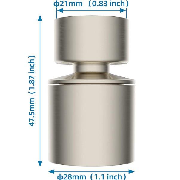 Universal Swivel Kitchen Faucet with Anti-Splash Aerator Extension