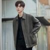 Men's Casual Jacket Spring and Autumn New Lapel Loose Ruffian Handsome Korean Version Versatile Men's Jacket