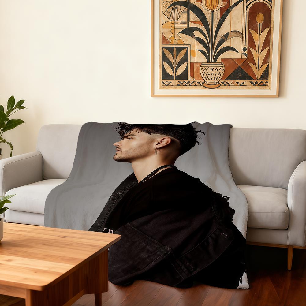 Singer A-Abraham Mateo Blanket Super Warm Comfortable Plush Throw Blanket Child Home Sofa Bedroom Gift
