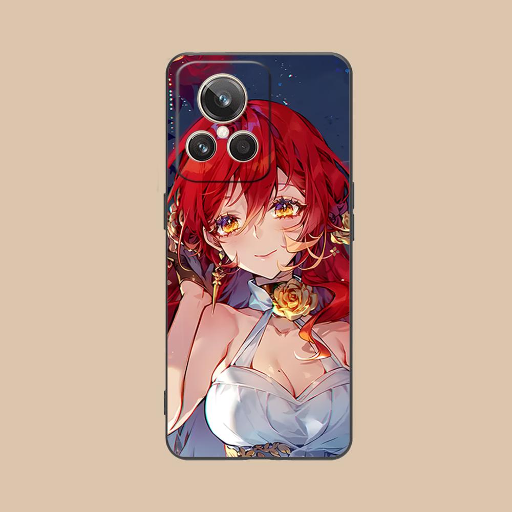 HSR Himeko Matte TPU Mobile Phone Case for Realme GT 8 Neo Pro C75 73 71 C67 65 C55 53 C35 31 C20 15 Colorful Cover
