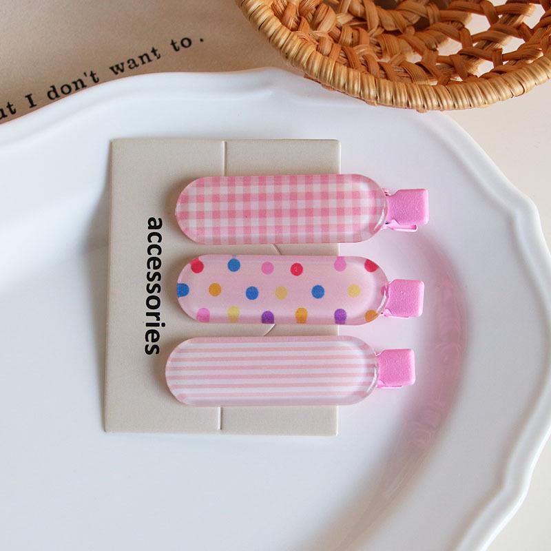 

Jelly Colored Star Polka Dot Hair Clip - Cute, Girlish Cartoon Bangs Accessory