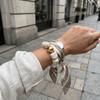Acrylic Square Beads Bracelet Colorful Stack Hand Chain Elastic Geometric Bracelet  Party Jewelry