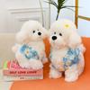 New Bichon Poodle Plush Toy Cute Dog Doll Doll Girls Children's Birthday Gift