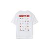 Li Ning Sports Fashion Serie Cartoon Pixel Print Kurzarm T-Shirt Unisex Oberteile Weiß AHSRB36-4