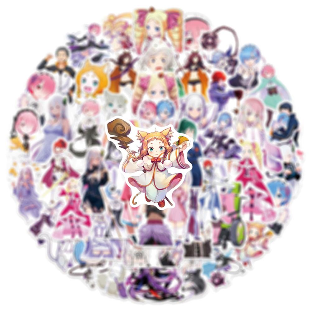 10/30/50pcs Re:ZERO Starting Life in Another World Anime Stickers Cartoon Rem Decals Laptop Motorcycle Phone Decoration Sticker