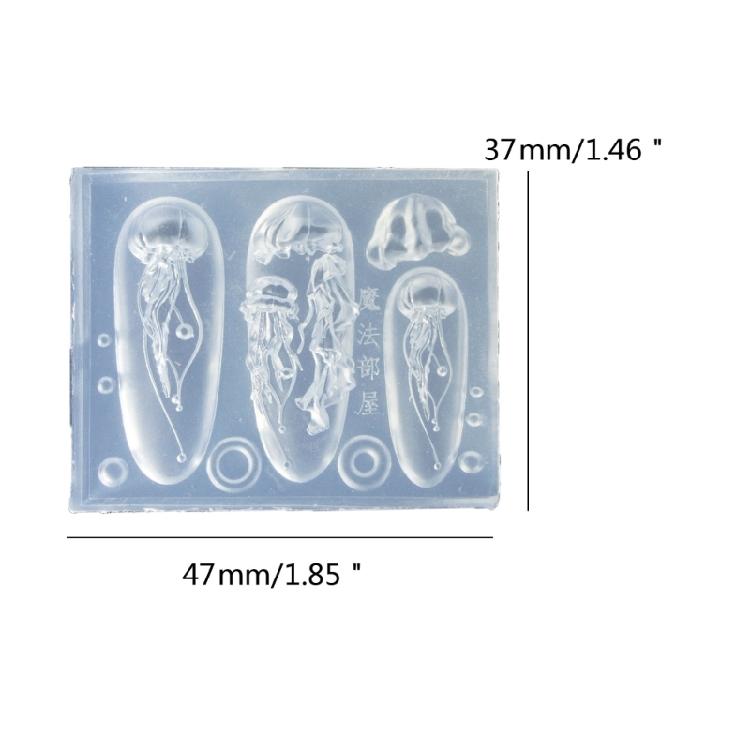 Silicone Resin Molds Silicone Manicures Moulds Nail Decoration Molds for DIY