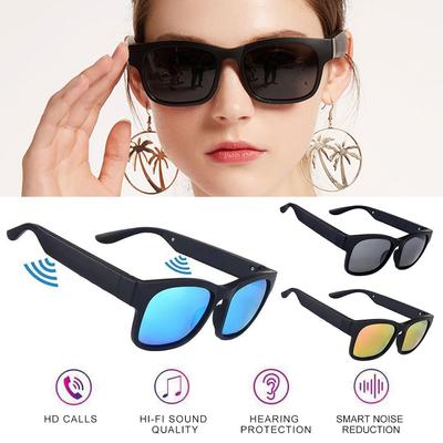 2024 New Smart Bluetooth UV400 Sunglasses with Open Ear Headset Polarized Lenses IPX7 Waterproof Hands-Free Calling Tool