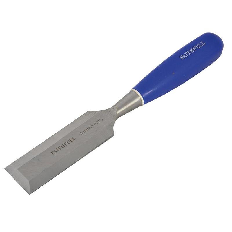 Faithfull Bevel Edge Chisel Blue Grip