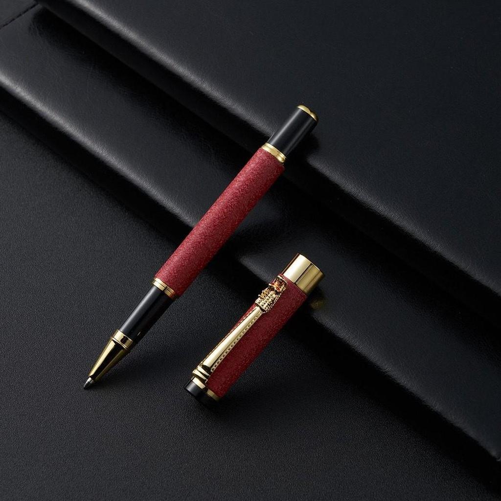 Business Metal Colors Signature Pens Chinese Dragon Style High-end  Elegant Fashion Frosted Writing School Gifts Pen Stationery