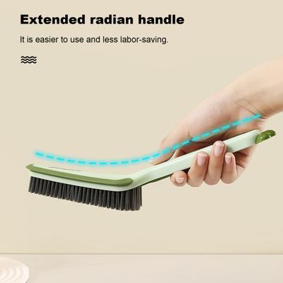 Crevice Cleaning Brush Hard Bristle Design 4-in-1 Multifunctional Window Sliding Door Gap Cleaning Brush Bathroom Cleaning