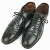 Vintage British BARKER Semi-Brogue Cap Toe Business Shoes Black Size 6.5G (Approx. 25.0cm) Men's(USED)