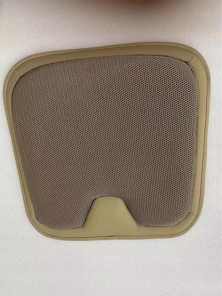 Original Nappa Leather Car Seat Cushion: Breathable, Universal, Ventilated, Single Driver's Seat for All Seasons.