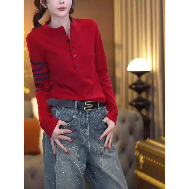 

Women s Plus Size Snake Print Button-Up Long Sleeve Shirt, Slimming Loose Fit - 2025 Spring Fashion 4XL червоний