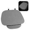 Grey Universal Car Auto Front Seat Cover Pad Mat Protector Breathable Soft Chair Cushion 4 Season