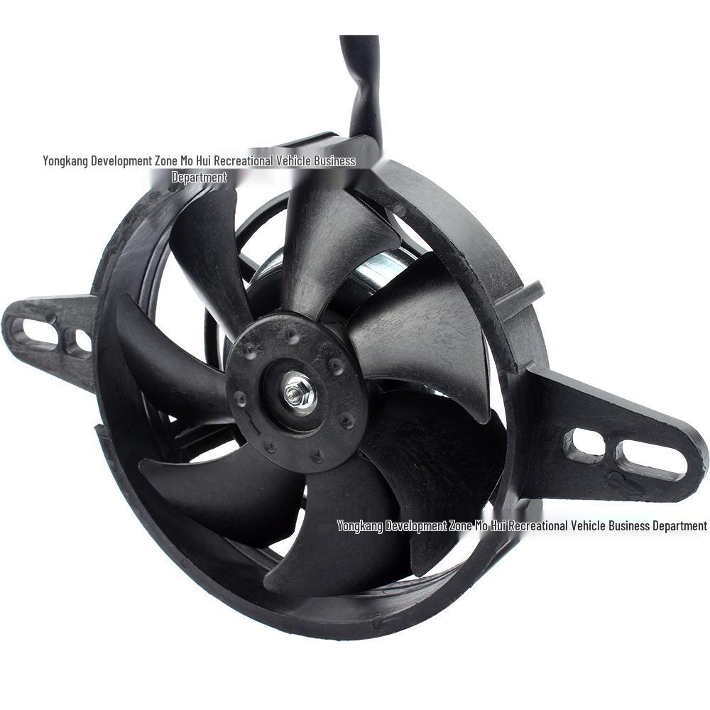 ATV Motorcycle Oil Cooler Cooling Fan for 150-250cc Water-Cooled Engines