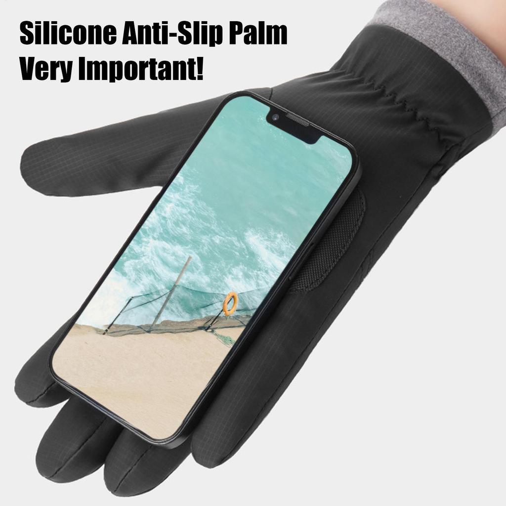 Snowboarding Gloves Breathable Snow Mittens Weatherproof 5-Finger Gloves For Outdoor Sports Winter Cycling Snowboarding Skiing