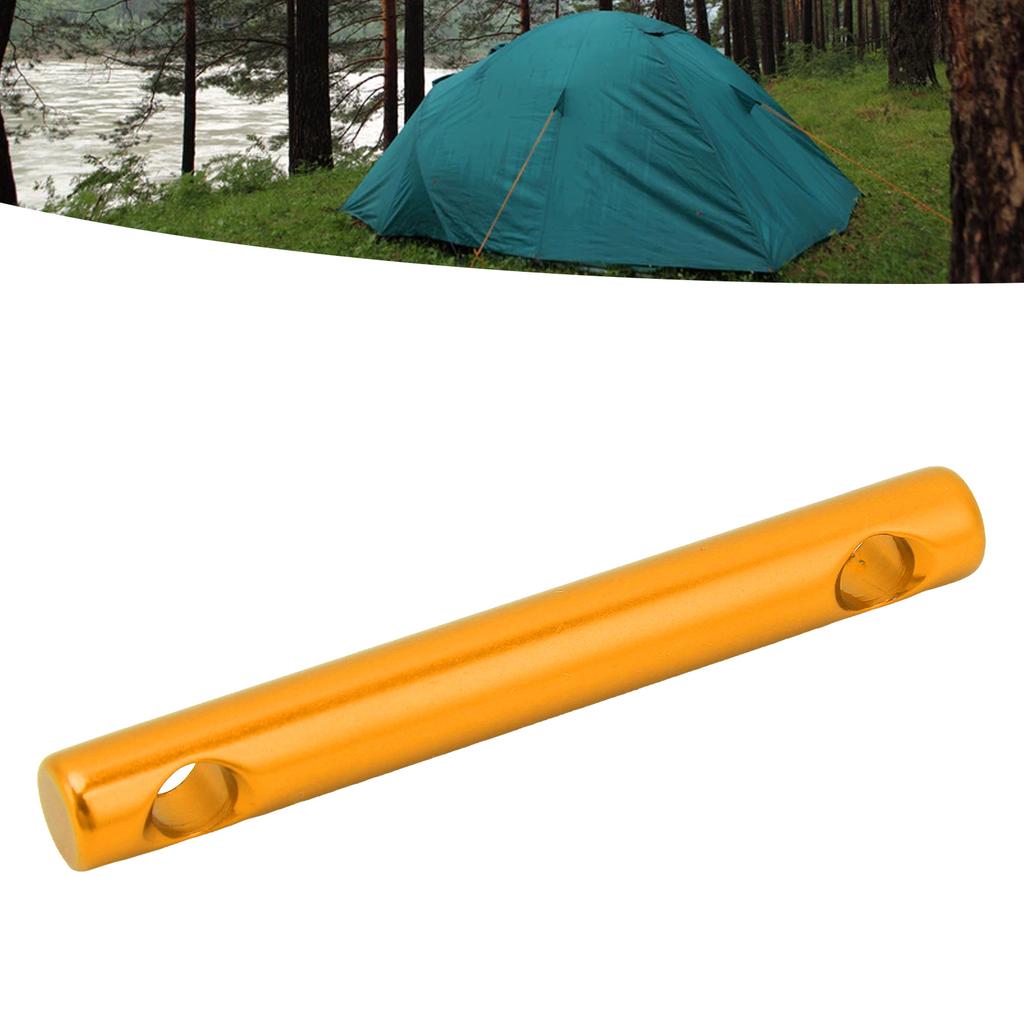 10 Pcs Aluminum Alloy Dual Holes Tent Line Stopper Cord Adjuster Tent Rope Tensioner Buckle