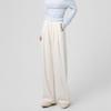 La Chapelle Women's High-Waisted Wide-Leg Versatile Suit Pants