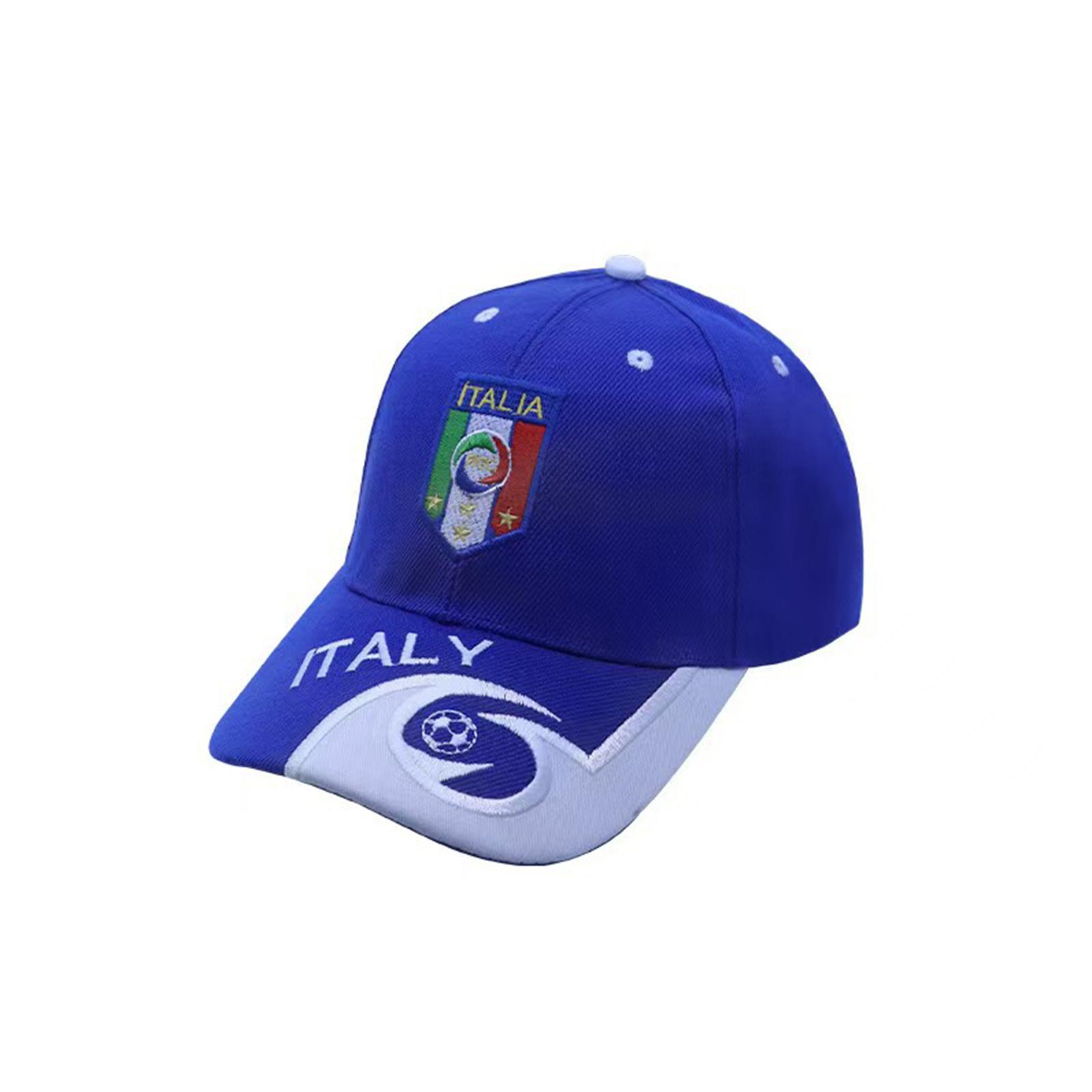

Adjustable Baseball Cap with Embroidered Football Emblem and Curved Visor for Outdoor Sun Protection and Casual Wear Suitable for Sports and Daily Use One Size
