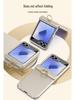 Samsung ZFlip6/5 All-Inclusive Scharnier-Schutzhülle mit Ringhalter & Folie