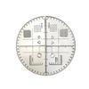 Multi-purpose Navigation Semicircle Ruler