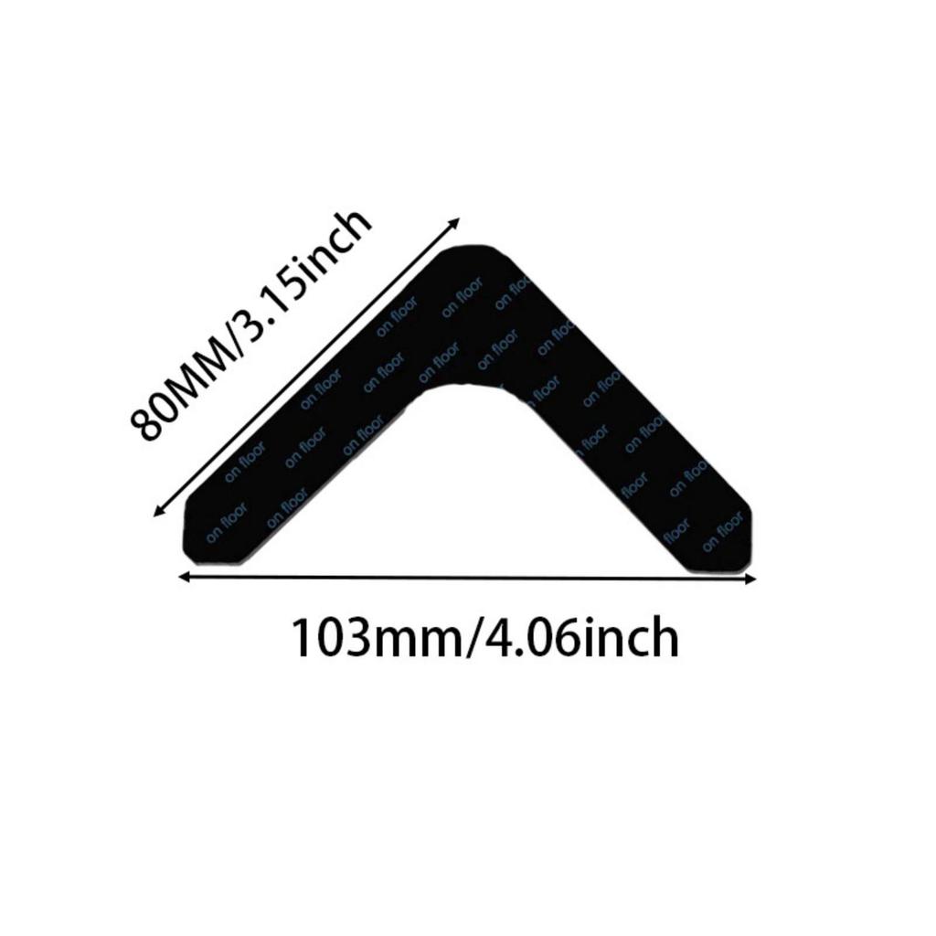 12/24PCS Reusable Double Sided Rug Gripper Tape Adhesive Non-Slip Rug Pad Tape Stickers Washable Area Rug Pad Carpet Tape
