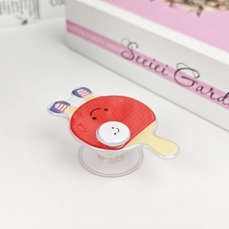

Cute Table Tennis/Badminton Magsafe Phone Holder - 360° Rotation Foldable Desktop Stand for iPhone 16/15/14/13/12 червоний