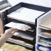 File Organizer Stackable File Rack Desktop Folder Organizer File Storage Tray Multifunctional Papers Rack Home Office Supply