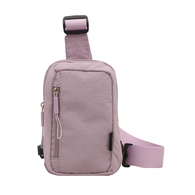 2025 new shoulder messenger bag mini lightweight and simple small satchel mobile phone bag men's fanny pack sports breast bag