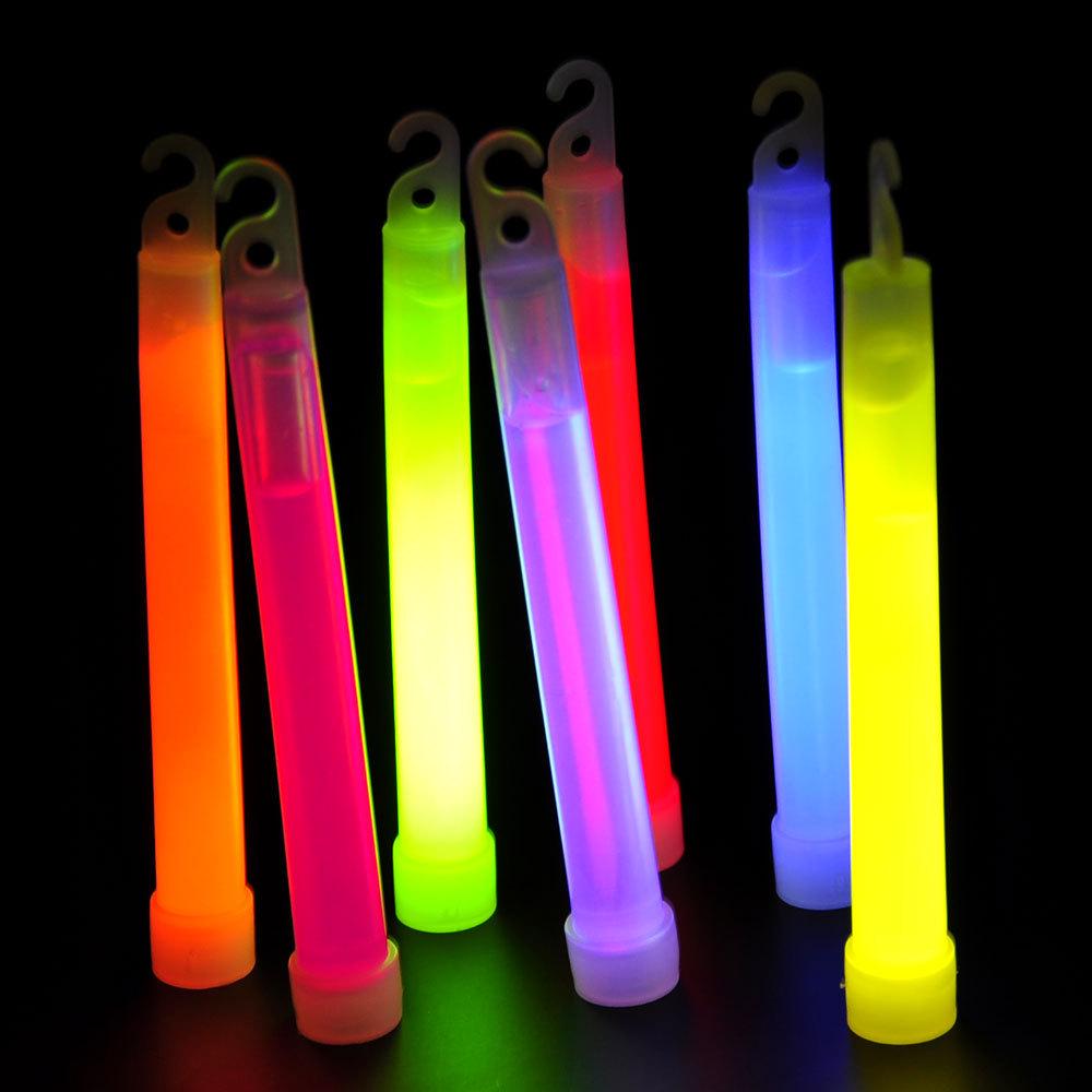 6-Inch Glow Sticks for Camping and Concerts - Bulk Pack