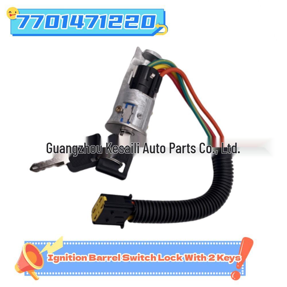 Ignition Switch Lock & Keys for Renault LOGAN Dacia Sandero