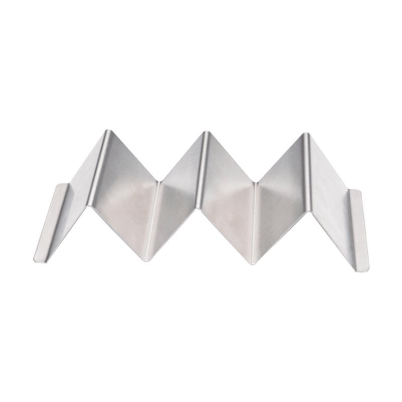 W-Shaped Stainless Steel Taco and Pancake Holder