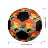 Meister Eder Indoor Soccer Ball Colorful Machine Stitched PVC Size 5 Team Training Competition Ready Durable High-Bounce Cool Sports Gift