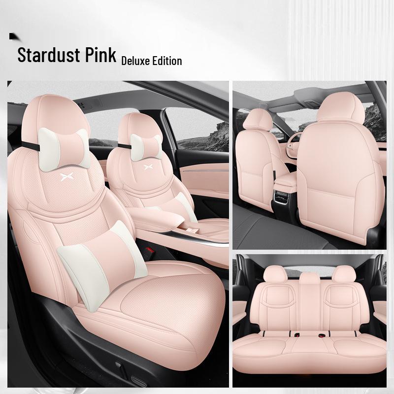 XPeng MONAM03 Leather Car Seat Cushion Set - Universal All-Season Full Coverage for Five Seats