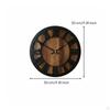 Round Wall Clock Nordic Design Roman Numeral Noiseless Mechanism House Decoration for