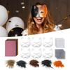 Katzen Gesichtsmasken Für Bastelarbeiten Tierkostüm Mit Augennetzen Kunsthandwerk Für Jungen Mädchen Erwachsene Familien Theater Freunde Weihnachten