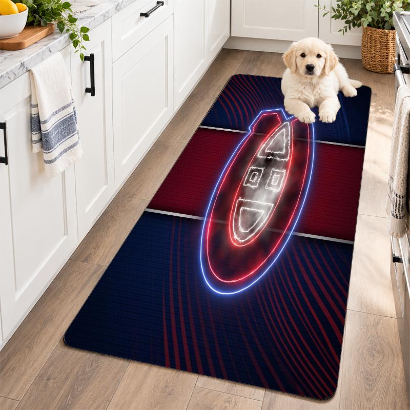 Flanell Küchenmatte Montreal Canadiens Weicher Teppich Rutschfester Bodenbelag Heimdekoration