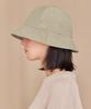 Bajal Va Square Studded 6-Panel Bucket Hat Light Khaki
