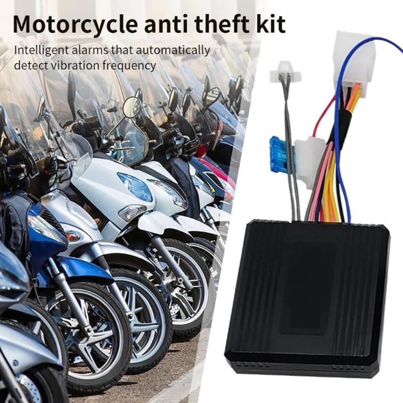 Remote Engine Start Arming Disarming Motorcycle Anti-Theft Alarm System Waterproof Universal Motorbike Security System