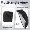 Snowmobile Cover Waterproof Dust Trailerable Sled Cover Anti-UV Winter Motorcycle Outdoor Black